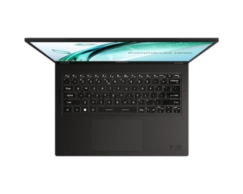 Ноутбук MSI Commercial 14 H A13MG Core i5-13420H 14” 16:10 FHD+ (1920x1200) IPS,DDR4 16GB (16GB*1) 512GB SSD,Iris Xe Graphics,Smart Card Reader,53.8Whr,1.6kg,1y,Dos,Solid Gray
