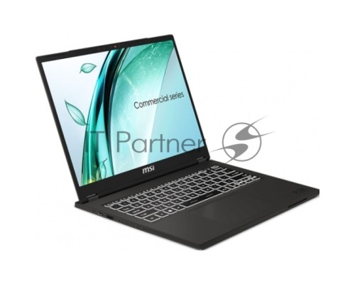 Ноутбук MSI Commercial 14 H A13MG Core i7-13700H 14” 16:10 FHD+ (1920x1200) IPS,DDR4 16GB (16GB*1) 512GB SSD,Iris Xe Graphics,Smart Card Reader,53.8Whr,1.6kg,1y,Dos,Solid Gray,KB Eng/Rus