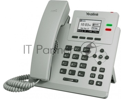 Телефон YEALINK SIP-T31P, цвет светло-серый, 2 аккаунта, PoE, шт