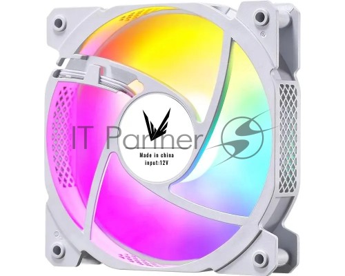 Вентилятор Formula Cosmic 12WH FR RGB 120x120x25mm белый 3-pin 4-pin (Molex)22.3dB Ret