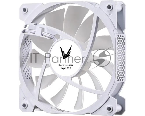 Вентилятор Formula Cosmic 12WH FR RGB 120x120x25mm белый 3-pin 4-pin (Molex)22.3dB Ret