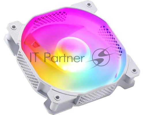 Вентилятор Formula Cosmic 12WH FR RGB 120x120x25mm белый 3-pin 4-pin (Molex)22.3dB Ret