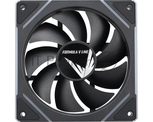 Вентилятор Formula Floe Plus 12BK ARPW ARGB 120x120x25mm черный 4-pin + 3-pin 26.8dB Ret