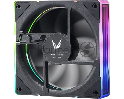 Вентилятор Formula Floe Plus 12BK ARPW ARGB 120x120x25mm черный 4-pin + 3-pin 26.8dB Ret