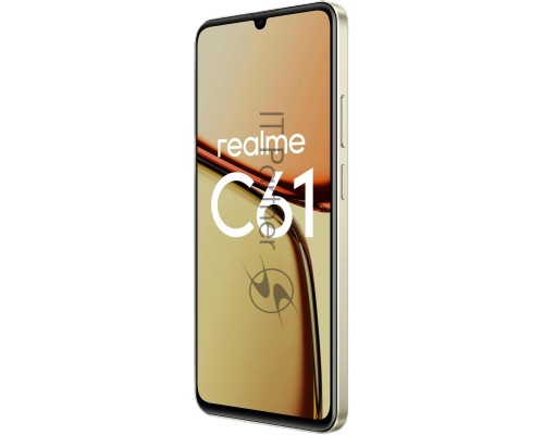 Смартфон Realme C61, 8/128Gb, золотистый