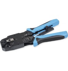 Cabeus HT-2008AR Инструмент обжимной для RJ-45 (8р8с), RJ-11/12 (6р6с, 6р4с, 6р2с), 4р4с, 4р2с, профессиональный, с храповым механизмом