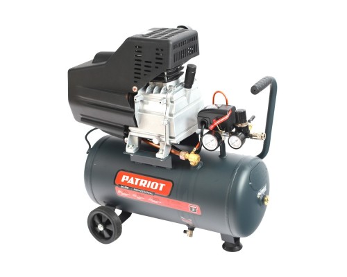 [Компрессоры, Пневматическое оборудование] PATRIOT Компрессор поршневой масляный Professional 24-320 [525301945] { 320 л/мин, 8 бар, 2000 Вт, 24 л, быстросъемный 1/4