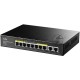 Коммутатор Cudy GS1010PE (L2) 10x1Гбит/с 8PoE+ 120W неуправляемый