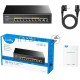 Коммутатор Cudy GS1010PE (L2) 10x1Гбит/с 8PoE+ 120W неуправляемый