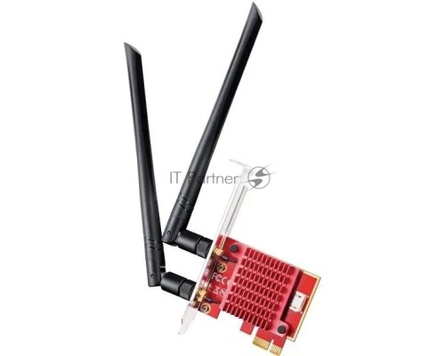 Сетевой адаптер Wi-Fi + Bluetooth Cudy WE3000S АХ5400 PCI Express (ант.внеш.съем) 2ант.