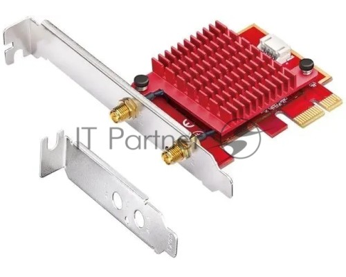 Сетевой адаптер Wi-Fi + Bluetooth Cudy WE3000S АХ5400 PCI Express (ант.внеш.съем) 2ант.