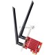 Сетевой адаптер Wi-Fi + Bluetooth Cudy WE3000S АХ5400 PCI Express (ант.внеш.съем) 2ант.