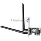 Сетевой адаптер Wi-Fi + Bluetooth Cudy WE3000 АХ5400 PCI Express (ант.внеш.съем) 2ант.