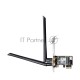Сетевой адаптер Wi-Fi + Bluetooth Cudy WE3000 АХ5400 PCI Express (ант.внеш.съем) 2ант.