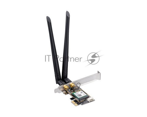 Сетевой адаптер Wi-Fi + Bluetooth Cudy WE3000 АХ5400 PCI Express (ант.внеш.съем) 2ант.