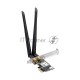 Сетевой адаптер Wi-Fi + Bluetooth Cudy WE3000 АХ5400 PCI Express (ант.внеш.съем) 2ант.