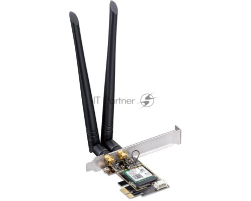 Сетевой адаптер Wi-Fi + Bluetooth Cudy WE3000 АХ5400 PCI Express (ант.внеш.съем) 2ант.