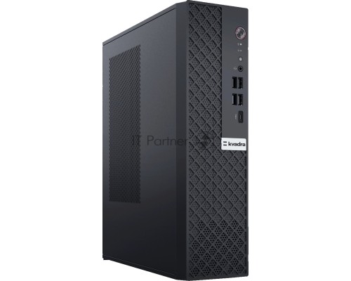 Компьютер KVADRA TAU SFF, Core i5-13400, 8GB DDR4 3200 (1x8GB), SSD 512Gb, Intel Internal Graphics,WiFi/BT, noDVD, no keyboard & no mouse, Black, noOS, 1Y Wty, МПТ