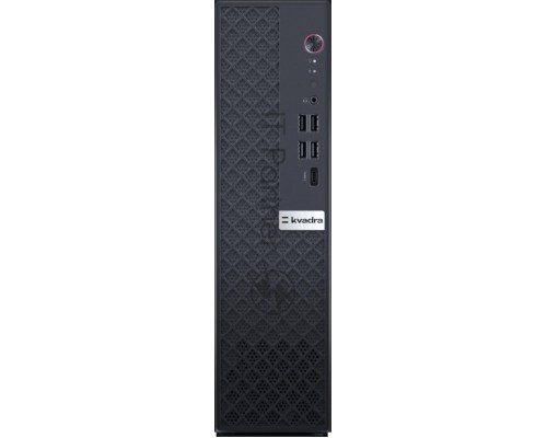 Компьютер KVADRA TAU SFF, Core i5-13400, 8GB DDR4 3200 (1x8GB), SSD 512Gb, Intel Internal Graphics,WiFi/BT, noDVD, no keyboard & no mouse, Black, noOS, 1Y Wty, МПТ