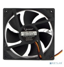 Вентилятор Gembird 92x92x25 гидродинамический тихий 3 pin/4pin Molex провод 30 см [S9225H-3P4M]