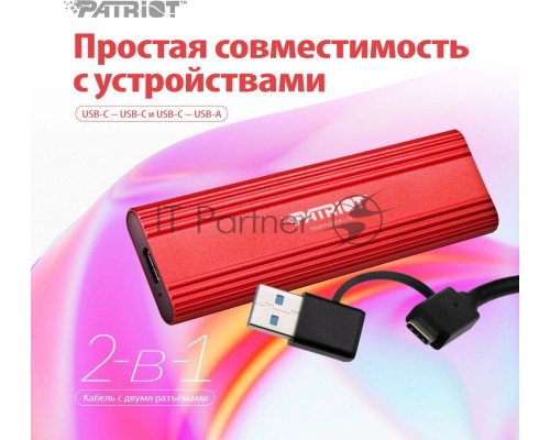 Внешний накопитель SSD 1TB USB-C EXT. PTPL1TBPEC PATRIOT
