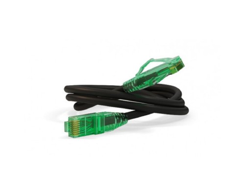[Патч-корд] Кабельная сборка Hyperline PC-LPM-UTP-RJ45-RJ45-C6a-0.5M-LSZH-BK Патч-корд U/UTP, Cat.6a (100% Fluke Component Tested), 10G, LSZH, 0.5м, черный