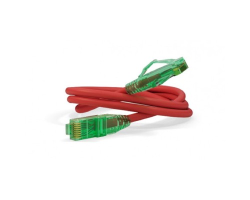 [Патч-корд] Кабельная сборка Hyperline PC-LPM-UTP-RJ45-RJ45-C6a-0.5M-LSZH-RD Патч-корд U/UTP, Cat.6a (100% Fluke Component Tested), 10G, LSZH, 0.5м, красный