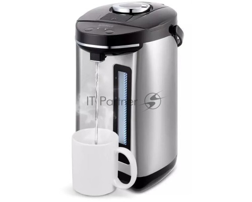 Термопот Kitfort КТ-2512 4л. 900Вт серебристый/черный