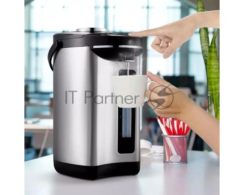 Термопот Kitfort КТ-2512 4л. 900Вт серебристый/черный