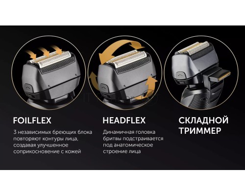 Бритва Polaris PMF1014 RC PRO черный/графит