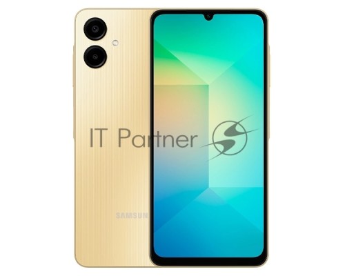 Смартфон Samsung Galaxy A06 SM-A065F 4/64Gb золотистый