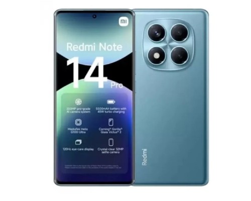 [Смартфон/акссесуар] Xiaomi Redmi Note 14 Pro 12GB/512GB Ocean Blue [61376] 