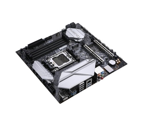 Материнская плата Colorful BATTLE-AX B650M-PLUS V14, AM5, AMD B650, 4xDDR5, 4xSATA, 2xM.2, 1xPCI-E 5.0 x16, 1xPCI-E 4.0 x4, 1xHDMI, 1xDP, 1x2.5Gb LAN, 1xUSB 3.2 Gen 2, 2xUSB 3.2 Gen 1, 4xUSB-A 2.0, 6x3.5 мм, 7.1, Micro-ATX