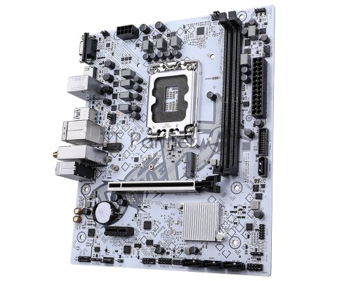 Материнская плата Colorful BATTLE-AX B760M-T WIFI V20, LGA 1700, Intel B760, 2xDDR4, 4xSATA, 1xM.2, 1xPCI-E 4.0 x16, 1xPCI-E x1, 1xHDMI, 1xVGA, 1x1Gb LAN, 2xUSB-A 2.0, 4xUSB 3.2 Gen 1, 3x3.5 мм, 5.1, mATX