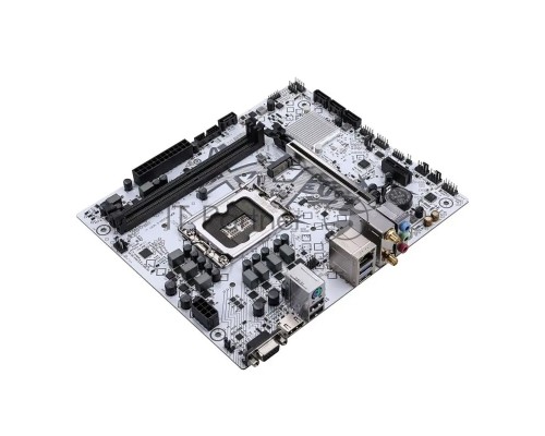 Материнская плата Colorful BATTLE-AX H610M-E WIFI V20, LGA 1700, Intel H610, 2xDDR4, 4xSATA, 1xM.2, 1xPCI-E 4.0 x16, 1xHDMI, 1xVGA, 1x1Gb LAN, 2xUSB-A 2.0, 2xUSB 3.2 Gen 1, 3x3.5 мм, 5.1, Micro-ATX