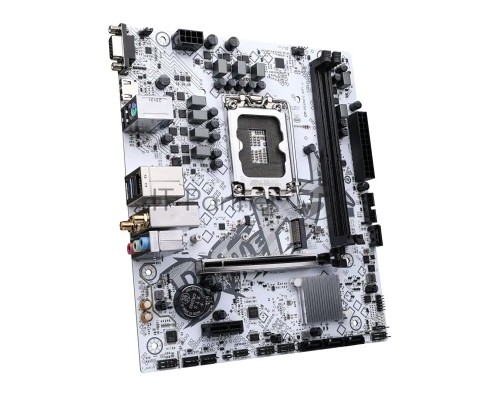 Материнская плата Colorful BATTLE-AX H610M-E WIFI V20, LGA 1700, Intel H610, 2xDDR4, 4xSATA, 1xM.2, 1xPCI-E 4.0 x16, 1xHDMI, 1xVGA, 1x1Gb LAN, 2xUSB-A 2.0, 2xUSB 3.2 Gen 1, 3x3.5 мм, 5.1, Micro-ATX