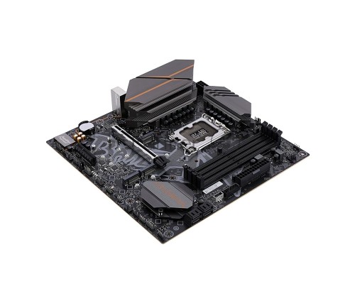 Материнская плата Colorful BATTLE-AX Z790M-PLUS D5 V20, LGA 1700, Intel Z790, 4xDDR5, 6xSATA, 3xM.2, 1xPCI-E 5.0 x16, 1xPCI-E x4, 1xHDMI, 1xDP, 1x2.5Gb LAN, 4xUSB-A 2.0, 2xUSB-A 3.2 Gen 1, 1xUSB 3.2 Gen 2, 1xUSB-C 3.2 Gen 2, 3x3.5 мм, 5.1, mATX