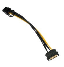 Cablexpert Кабель питания SATA PCIe 8pin / Sata 15pin, медь, 20см, пакет (CC-PCIE-SATA-20CM)