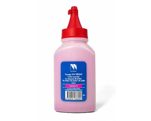 [Расходные материалы] Тонер NVP для Kyocera ТК-5140/ТК-5150/ТК-5270/ТК-5280 Type2 (85г) Magenta совместимый