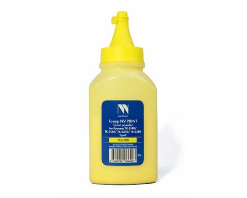 [Расходные материалы] Тонер NVP для Kyocera ТК-5140/ТК-5150/ТК-5270/ТК-5280 Type2 (85г) Yellow совместимый