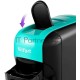 Кофемашина Kitfort КТ-7105-3 1450Вт черный/бирюзовый