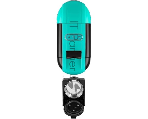 Кофемашина Kitfort КТ-7105-3 1450Вт черный/бирюзовый