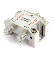 ТВ проф. сплиттер на 2 телевизора, Cablexpert Power Pass  5-2400MHZ (AS-TV-PP-02)