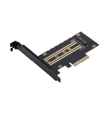 Gembird Адаптер для SSD M.2 NVMe в разъем PCI-e Gembird, коробка (MF-PCIE-NVME)