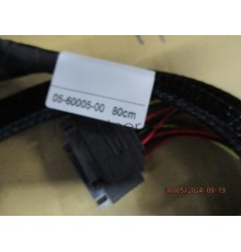 Кабель x8 SFF-8654 to 2xU.2 SFF-8639, 0,8M (analog 05-60005-00)