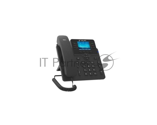 IP-телефон Flat-Phone B6: 6 SIP-аккаунтов, 2 порта 10/100/1000BASE-T (RJ-45), ЖК-дисплей, PoE