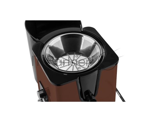 Соковыжималка Scarlett SC-JE50S57, центробежная, коричневый/черный