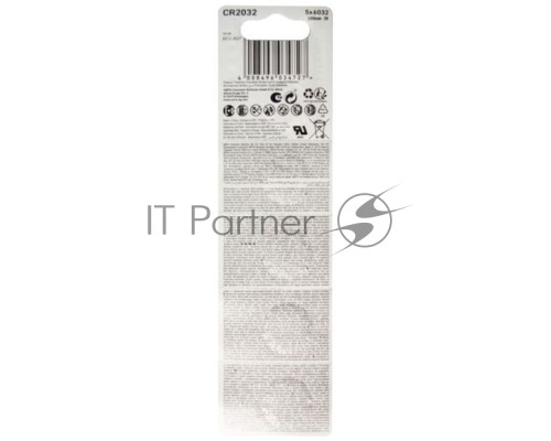 Батарейка Varta ENERGY CR2032 BL5 Lithium 3V (6032) (5/100/500) (5 шт.)