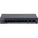 Коммутатор Dahua DH-CS4010-8ET-110 (L2) 8x100Мбит/с 2x1Гбит/с 8PoE 110W управляемый