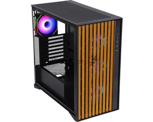 Компьютерный корпус Formula TimberLine T0 черный без БП mATX 6x120mm 6x140mm 2xUSB3.0 audio